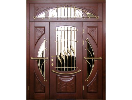 Входная металлическая дверь массив модель 95